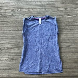 Lululemon Ivivva Purple T-shirt Tank Size 12 Girls